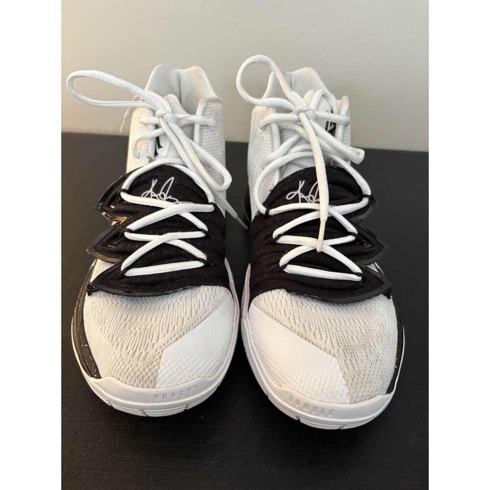 Nike Kyrie Irving 5 White Black Basketball Shoes Mens Size 8 - Picture 2 of 11